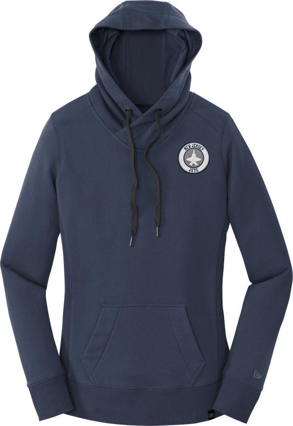 NJ Jets New Era Ladies French Terry Pullover Hoodie