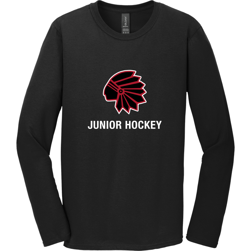 Mercer Junior Hockey Softstyle Long Sleeve T-Shirt
