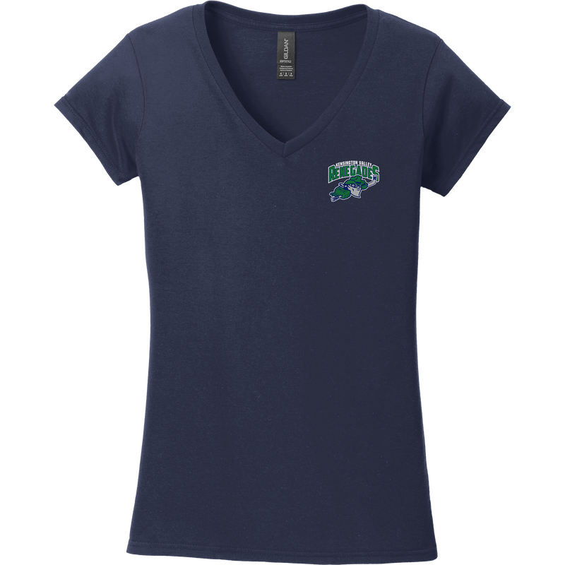 Kensington Valley Renegades Softstyle Ladies Fit V-Neck T-Shirt