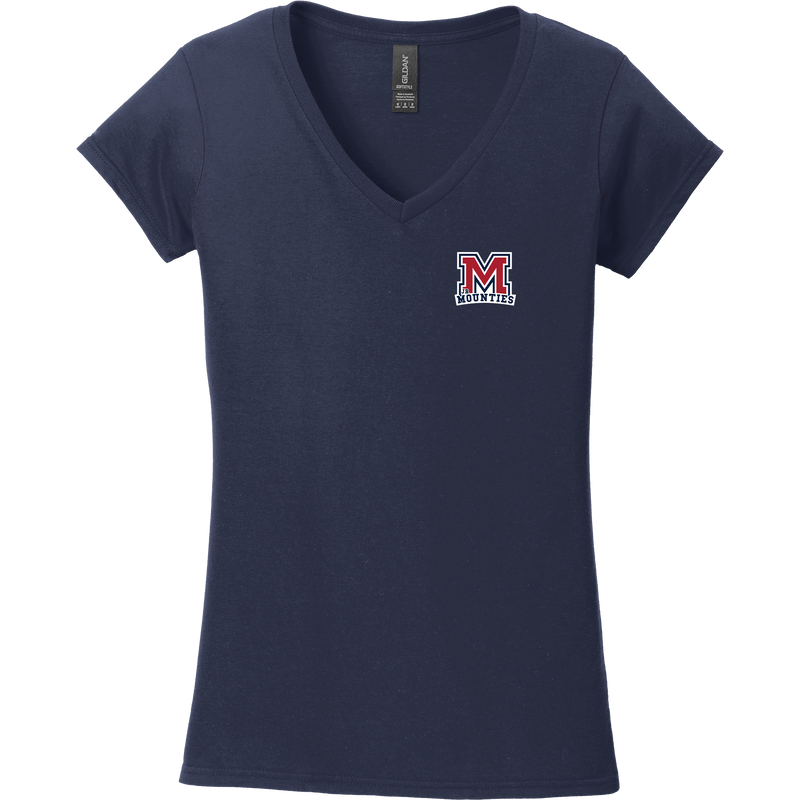 Jr. Mounties Softstyle Ladies Fit V-Neck T-Shirt