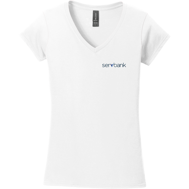 Servbank Softstyle Ladies Fit V-Neck T-Shirt