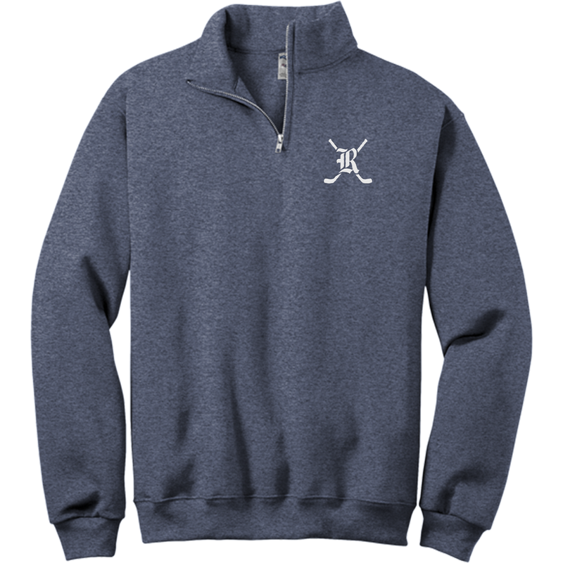 Randolph Middle School NuBlend 1/4-Zip Cadet Collar Sweatshirt