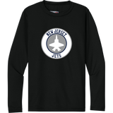 NJ Jets Youth Cooling Performance Long Sleeve Tee
