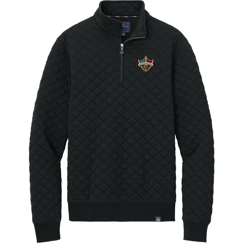 Delaware Ducks Brooks Brothers Diamond Quilt 1/4-Zip