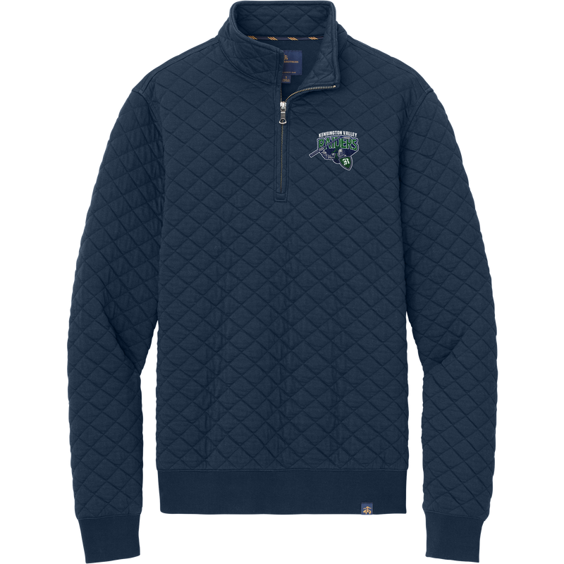 Kensington Valley Raiders Brooks Brothers Diamond Quilt 1/4-Zip
