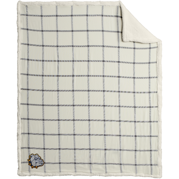 Chelsea Bulldogs Flannel Sherpa Blanket