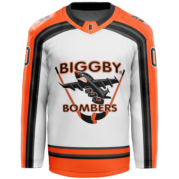 Biggby Coffee Hockey Club Tier 2 Bombers Adult Goalie Sublimated Jersey
