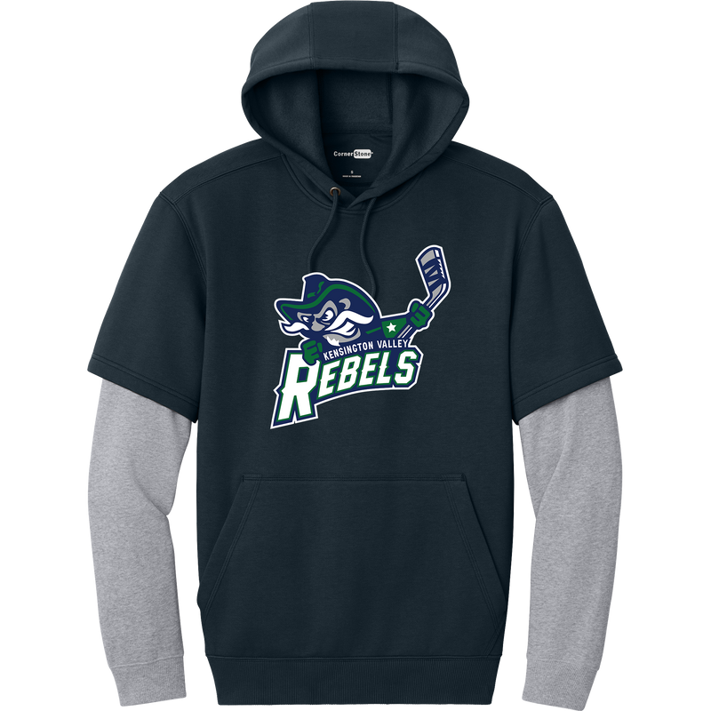 Kensington Valley Rebels Tough Fleece Layered Hoodie