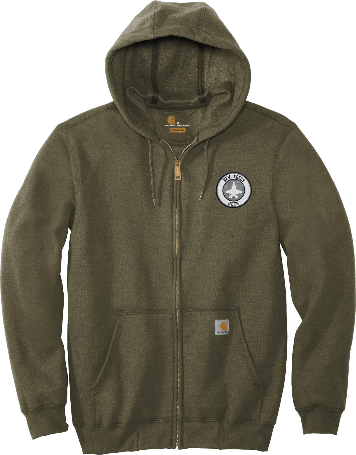 NJ Jets Carhartt Midweight Hooded Zip-Front Sweatshirt – Breakaway