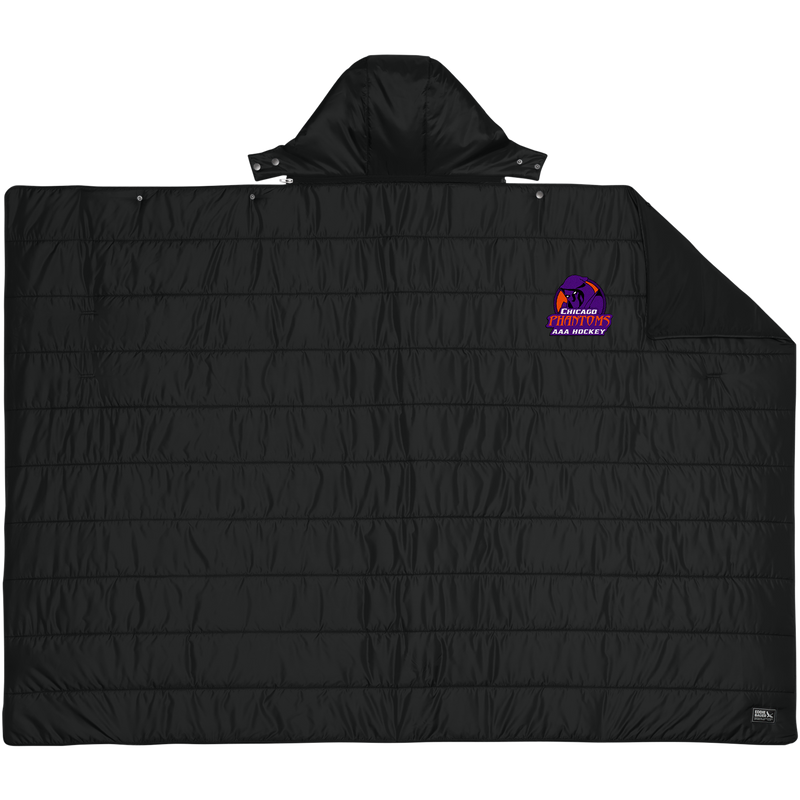 Chicago Phantoms Eddie Bauer Puffy Camp Poncho