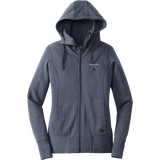 Kensington Valley Ravens New Era Ladies Tri-Blend Fleece Full-Zip Hoodie