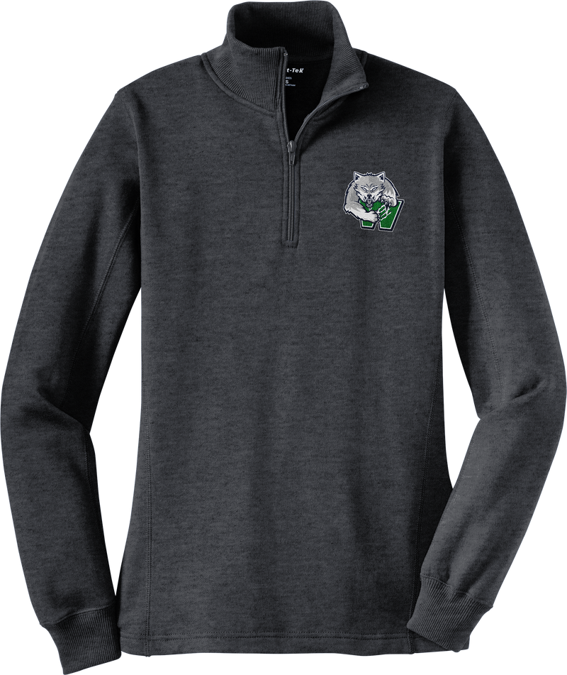 Woodbridge Wolfpack Ladies 1/4-Zip Sweatshirt