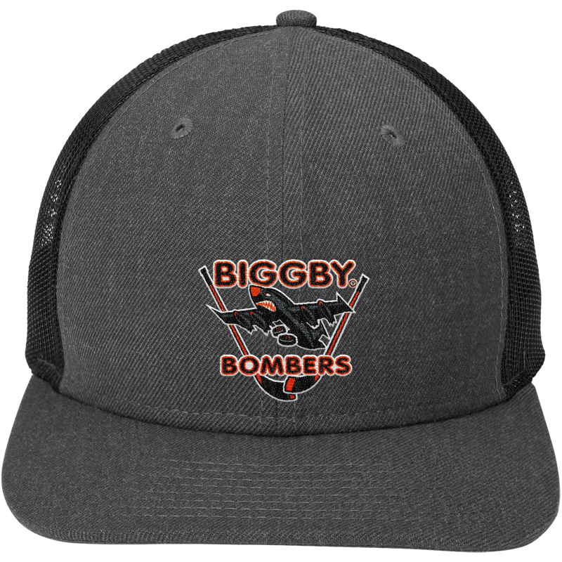 Biggby Bombers New Era Snapback Low Profile Trucker Cap