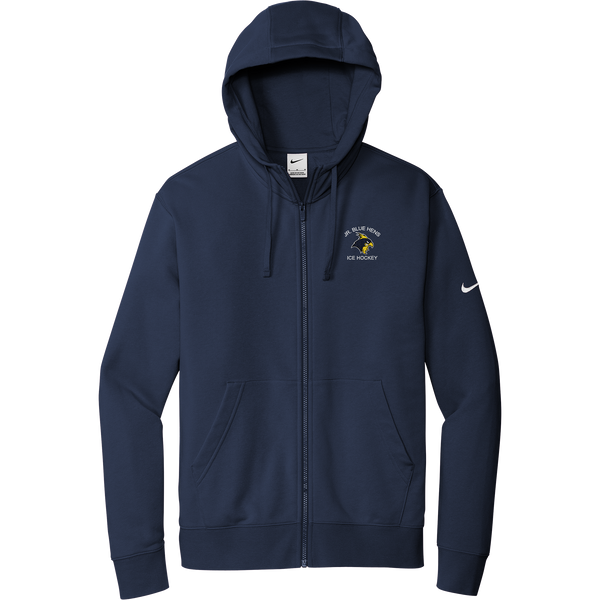 Delaware Jr. Blue Hens Nike Club Fleece Sleeve Swoosh Full-Zip Hoodie