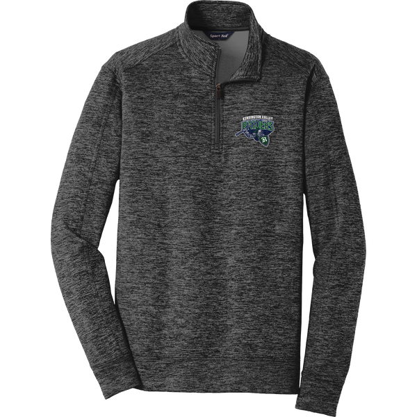 Kensington Valley Raiders PosiCharge Electric Heather Fleece 1/4-Zip Pullover