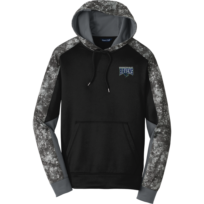 Kensington Valley Ravens Sport-Wick Mineral Freeze Fleece Colorblock Hooded Pullover