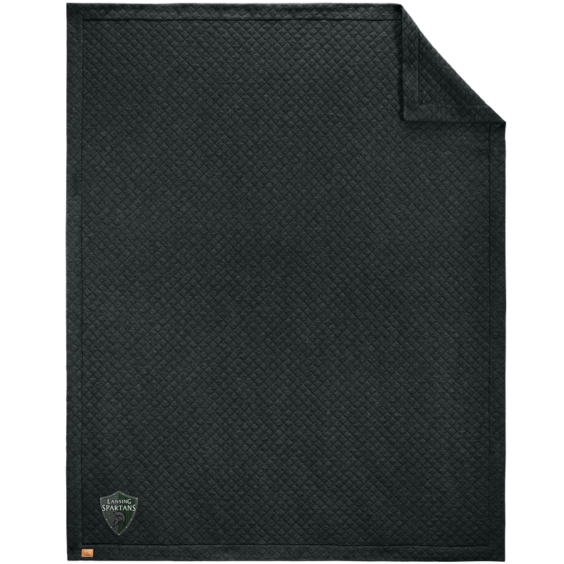 Lansing Spartans TravisMathew Diamond Quilt Blanket
