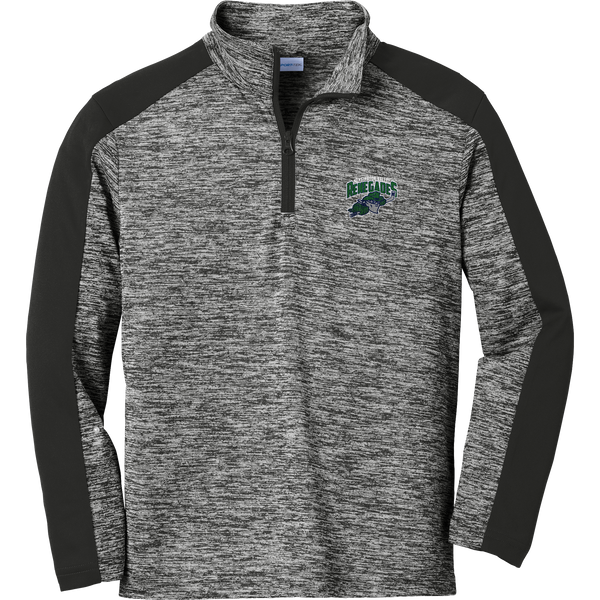 Kensington Valley Renegades Youth PosiCharge Electric Heather Colorblock 1/4-Zip Pullover