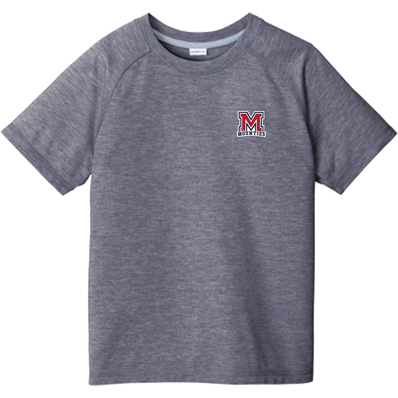 Jr. Mounties Youth PosiCharge Tri-Blend Wicking Raglan Tee